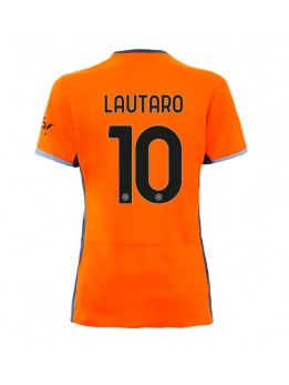 Ženski Nogometna dresi replika Inter Milan Lautaro Martinez #10 Tretji 2023-24 Kratek rokav
